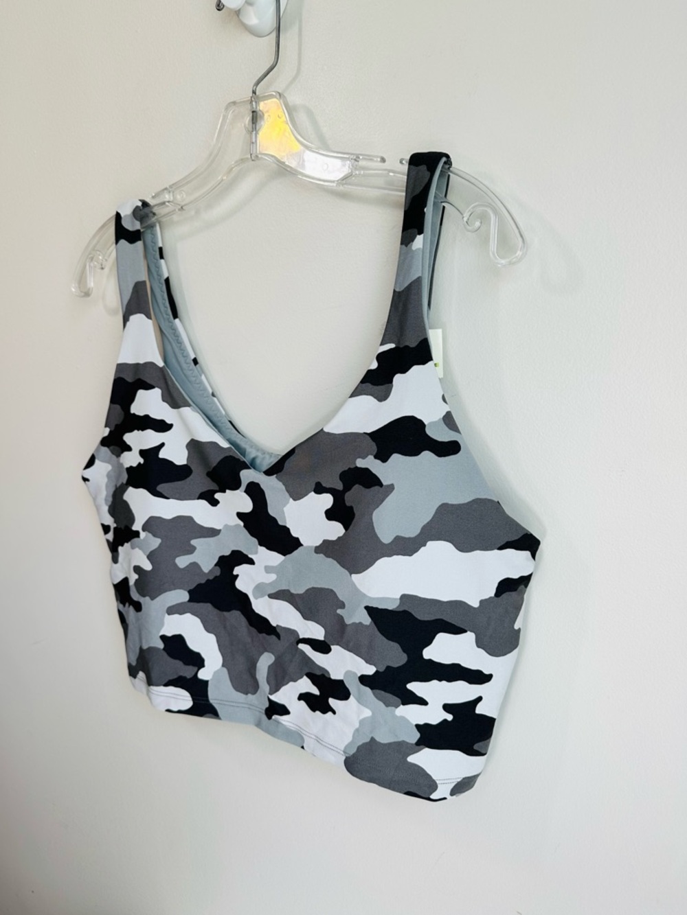 NWT Offline by Aerie Real Me Low Key Longline Sports Bra Silver Camo Size XXL - Picture 6 of 15
